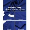imageCOOFANDY Mens Hoodie Sweatshirts Casual Drawstring Hoodies Fashion Hooded Collar Athletic Pullover with PocketRoyal Blue