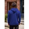 imageCOOFANDY Mens Hoodie Sweatshirts Casual Drawstring Hoodies Fashion Hooded Collar Athletic Pullover with PocketRoyal Blue