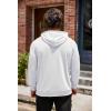 imageCOOFANDY Mens Hoodie Sweatshirts Casual Drawstring Hoodies Fashion Hooded Collar Athletic Pullover with PocketWhite