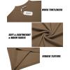 imageCOOFANDY Mens Mock Turtleneck Long Sleeve Shirts Slim Fit Basic TShirt Lightweight Ribbed Pullover Sweater1 Packbrown