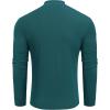 imageCOOFANDY Mens Mock Turtleneck Long Sleeve Shirts Slim Fit Basic TShirt Lightweight Ribbed Pullover Sweater1 Packgreen