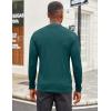 imageCOOFANDY Mens Mock Turtleneck Long Sleeve Shirts Slim Fit Basic TShirt Lightweight Ribbed Pullover Sweater1 Packgreen