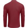 imageCOOFANDY Mens Mock Turtleneck Long Sleeve Shirts Slim Fit Basic TShirt Lightweight Ribbed Pullover Sweater2 Packblack  Wine Red
