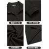 imageCOOFANDY Mens Quarter Zip Up Pullover Lightweight Mock Neck Sweatshirt Casual Long Sleeve Polo Shirt01black