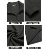 imageCOOFANDY Mens Quarter Zip Up Pullover Lightweight Mock Neck Sweatshirt Casual Long Sleeve Polo ShirtDrak Grey