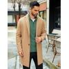 imageCOOFANDY Mens Quarter Zip Up Pullover Lightweight Mock Neck Sweatshirt Casual Long Sleeve Polo ShirtGreen