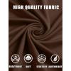 imageCOOFANDY Mens Slim Fit Basic Turtleneck TShirt Long Sleeve Solid T Shirts Casual Knit Pullover Thermal Tops1 Pack Brown