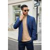 imageCOOFANDY Mens Slim Fit Basic Turtleneck TShirt Long Sleeve Solid T Shirts Casual Knit Pullover Thermal Tops1 Pack Khaki