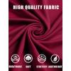 imageCOOFANDY Mens Slim Fit Basic Turtleneck TShirt Long Sleeve Solid T Shirts Casual Knit Pullover Thermal Tops1 Pack Wine Red