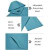 imageCOOFANDY Mens Tracksuit 2 Piece Hooded Athletic Sweatsuit Short Sleeve Casual Sports Hoodie Shorts SetDark Peacock Blue