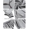 imageCOOFANDY Mens Tracksuit 2 Piece Quarter Zip Sweatsuit Sets Casual Athletic Running Jogging SuitsHeather Grey