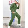 imageCOOFANDY Mens Tracksuit 2 Piece Relaxed Fit Halfzip Sweatsuits Athletic Running Jogging Suit SetsArmy Green
