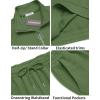 imageCOOFANDY Mens Tracksuit 2 Piece Relaxed Fit Halfzip Sweatsuits Athletic Running Jogging Suit SetsArmy Green