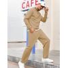 imageCOOFANDY Mens Tracksuit 2 Piece Relaxed Fit Halfzip Sweatsuits Athletic Running Jogging Suit SetsKhaki
