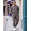 imageCOOFANDY Mens Tracksuit 2 Piece Sweatsuit Set Long Sleeve Pullover Athletic Suit For Sports Casual Fitness JoggingGrey