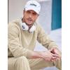 imageCOOFANDY Mens Tracksuit 2 Piece Sweatsuit Set Long Sleeve Pullover Athletic Suit For Sports Casual Fitness JoggingMoon Grey