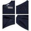 imageCOOFANDY Mens Tracksuit 2 Piece Sweatsuit Set Long Sleeve Pullover Athletic Suit For Sports Casual Fitness JoggingNavy Blue