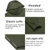 imageCOOFANDY Mens Workout Sweatshirts Long Sleeve Muscle Fit Athletic Gym Hoodies PulloverArmy Green 1