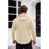 imageCOOFANDY Mens Workout Sweatshirts Long Sleeve Muscle Fit Athletic Gym Hoodies PulloverBeige