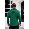 imageCOOFANDY Mens Workout Sweatshirts Long Sleeve Muscle Fit Athletic Gym Hoodies PulloverDeep Green