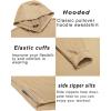 imageCOOFANDY Mens Workout Sweatshirts Long Sleeve Muscle Fit Athletic Gym Hoodies PulloverKhaki