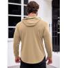 imageCOOFANDY Mens Workout Sweatshirts Long Sleeve Muscle Fit Athletic Gym Hoodies PulloverKhaki