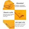 imageCOOFANDY Mens Workout Sweatshirts Long Sleeve Muscle Fit Athletic Gym Hoodies PulloverYellow
