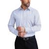 imageCOOFANDY Mens Dress Shirts Wrinkle Free Long Sleeve Button Down Shirts Formal Business ShirtBlue Middle Plaid