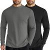 2 Pack-black & Dark Grey