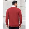 imageCOOFANDY Mens Cardigan Sweaters with Button Lightweight Casual V Neck Long Sleeve Pockets Knitted SweaterDark Red