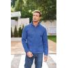 imageCOOFANDY Mens Casual Slim Fit Pullover Sweater Knitted Thermal SweatshirtBlue