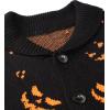imageCOOFANDY Mens Christmas Cardigans Ugly Xmas Sweaters Reindeer Snowflake Shawl Collar Knitted Cardigan SweaterYellow Pumpkin