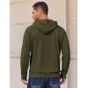 imageCOOFANDY Mens Hoodies Pullover Long Sleeve Casual Fashion Sweatshirts Drawstring Gym Hooded Shirt with Kanga PocketArmy Green