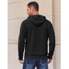 imageCOOFANDY Mens Hoodies Pullover Long Sleeve Casual Fashion Sweatshirts Drawstring Gym Hooded Shirt with Kanga PocketBlack