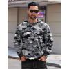 imageCOOFANDY Mens Hoodies Pullover Long Sleeve Casual Fashion Sweatshirts Drawstring Gym Hooded Shirt with Kanga PocketDark Camo
