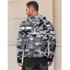 imageCOOFANDY Mens Hoodies Pullover Long Sleeve Casual Fashion Sweatshirts Drawstring Gym Hooded Shirt with Kanga PocketDark Camo