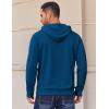 imageCOOFANDY Mens Hoodies Pullover Long Sleeve Casual Fashion Sweatshirts Drawstring Gym Hooded Shirt with Kanga PocketDeep Blue