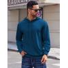 imageCOOFANDY Mens Hoodies Pullover Long Sleeve Casual Fashion Sweatshirts Drawstring Gym Hooded Shirt with Kanga PocketDeep Blue