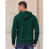 imageCOOFANDY Mens Hoodies Pullover Long Sleeve Casual Fashion Sweatshirts Drawstring Gym Hooded Shirt with Kanga PocketGreen