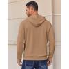 imageCOOFANDY Mens Hoodies Pullover Long Sleeve Casual Fashion Sweatshirts Drawstring Gym Hooded Shirt with Kanga PocketKhaki