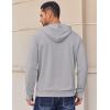 imageCOOFANDY Mens Hoodies Pullover Long Sleeve Casual Fashion Sweatshirts Drawstring Gym Hooded Shirt with Kanga PocketLight Grey