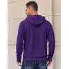 imageCOOFANDY Mens Hoodies Pullover Long Sleeve Casual Fashion Sweatshirts Drawstring Gym Hooded Shirt with Kanga PocketPurple