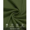 imageCOOFANDY Mens Long Hooded Cardigan Sleeveless Ruffle Shawl Collar Lightweight Open Front Drape Kimono VestArmy Green