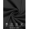 imageCOOFANDY Mens Long Hooded Cardigan Sleeveless Ruffle Shawl Collar Lightweight Open Front Drape Kimono VestBlack
