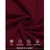 imageCOOFANDY Mens Long Hooded Cardigan Sleeveless Ruffle Shawl Collar Lightweight Open Front Drape Kimono VestDark Red
