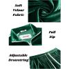 imageCOOFANDY Mens Tracksuit 2 Piece Set Velour Sweatsuit Jogging Suits Full Zip Jacket Pants OutfitsEvergreen