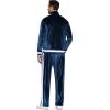 imageCOOFANDY Mens Tracksuit 2 Piece Set Velour Sweatsuit Jogging Suits Full Zip Jacket Pants OutfitsNavy Blue