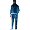 imageCOOFANDY Mens Tracksuit 2 Piece Set Velour Sweatsuit Jogging Suits Full Zip Jacket Pants OutfitsRoyal Blue
