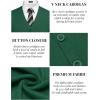 imageCOOFANDY Mens V Neck Cardigan Sweater Casual Lightweight Button Down Knitted Cardigan SweaterGreen