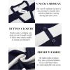 imageCOOFANDY Mens V Neck Cardigan Sweater Casual Lightweight Button Down Knitted Cardigan SweaterNavy Stripe